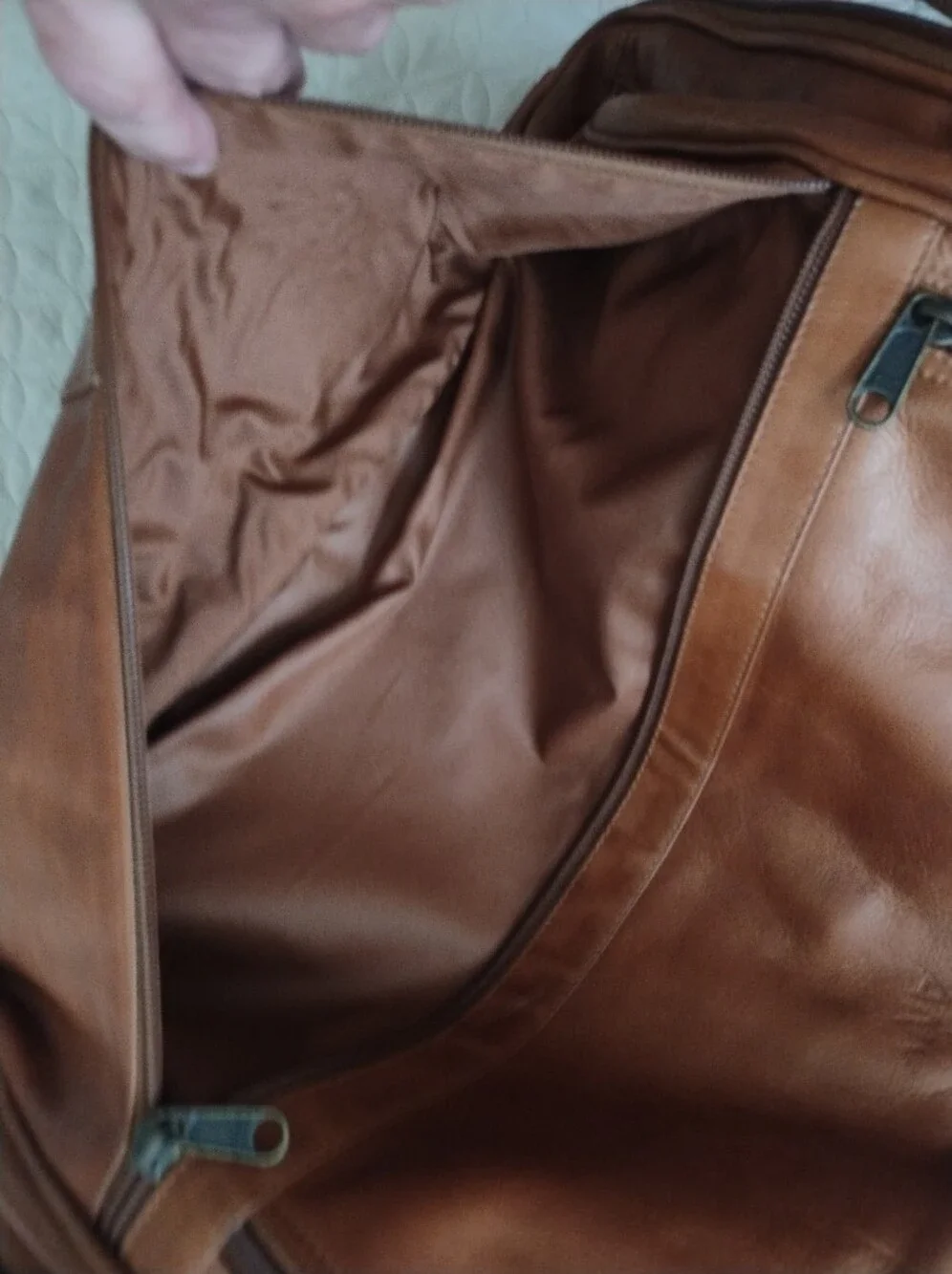 Piel Leather Vintage Colombian Duffel Travel Overnight Bag Weekender Early 90s